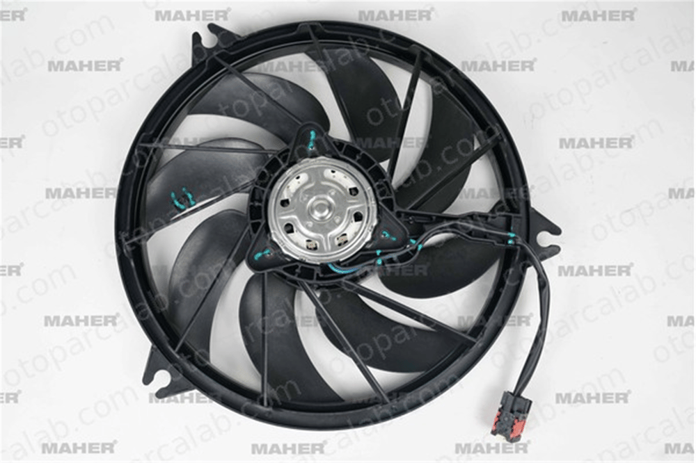 MAHER 19242 Radyatör Fan ve Motoru PEUGEOT 206 Hatchback 206 SW 1253C9 1253C5