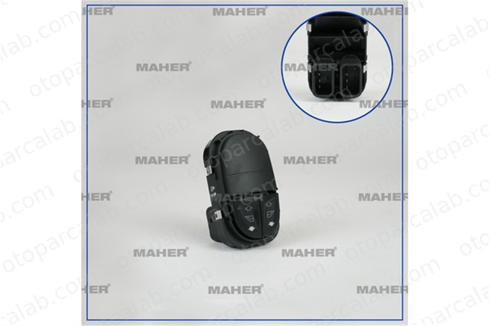 MAHER 26503 Cam Açma Düğmesi Ön Sol FORD ESCORT VI ESCORT VI Sedan 95AG14529BA 7248362