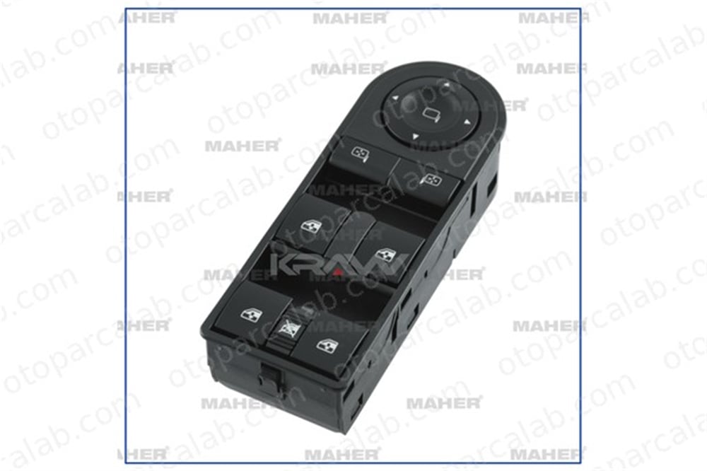 MAHER 26528 Cam Açma Düğmesi Ön Sol OPEL ASTRA H Station wagon ASTRA H 6240447 13215153
