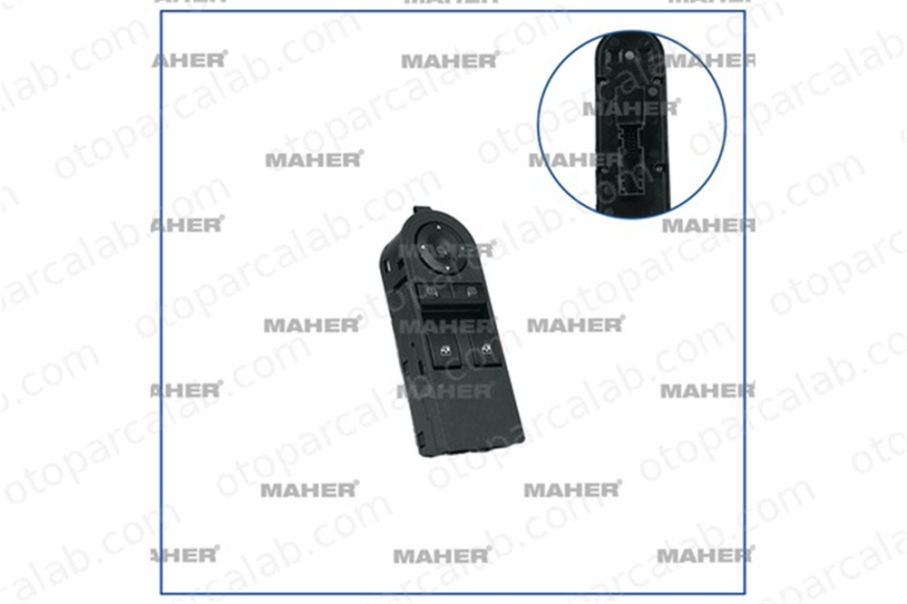 MAHER 26529 Cam Açma Düğmesi Ön Sol OPEL ASTRA H ASTRA H Station wagon 6240449 13183692