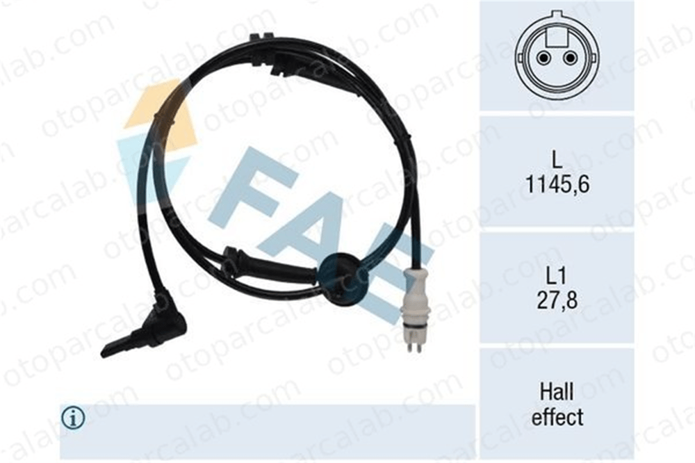 MAHER 27043 Abs Sensörü Ön Sol FIAT PALIO Weekend STRADA Pick-up 46783183
