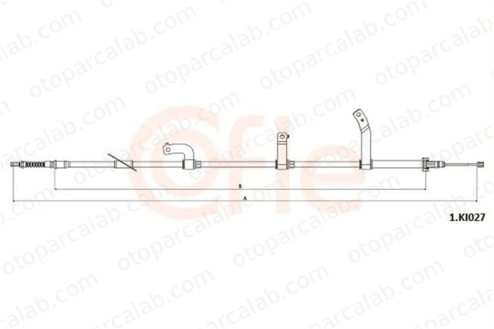 MAHER 30488 El Fren Teli Arka Sol HYUNDAI i30 i30 Station wagon 59760G4300