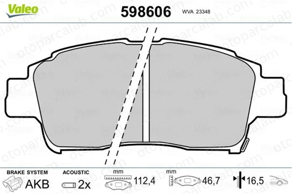 MAHER 31045B Fren Disk Balata Ön TOYOTA YARIS 446552031 446513020
