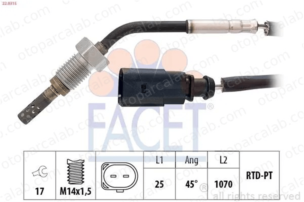 MAHER 31405 Egzoz Sıcaklık Sensörü AUDI A4 B9 A5 Sportback 4L906088JA 4L906088EQ