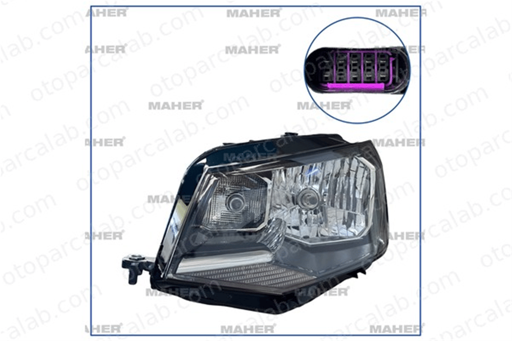 MAHER 33101 Far Sol VW CADDY IV Kasa/büyük limuzin CADDY IV MPV 2K1941015B 2K1941015A