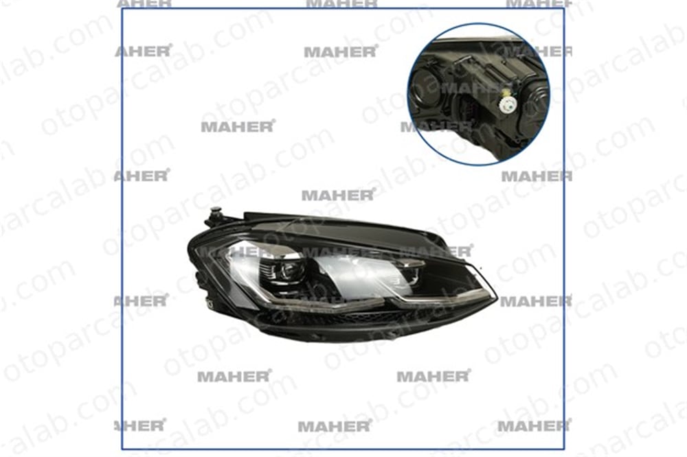 MAHER 34974 Far Sağ VW GOLF VII GOLF VII Variant 5G1941774 5G1941036