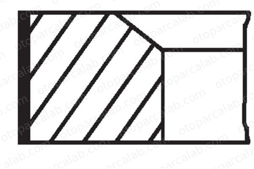 MAHLE 002 77 N1 Segman (96.00MM) MERCEDES-BENZ G-SERISI 190 277N1 002 77 N1