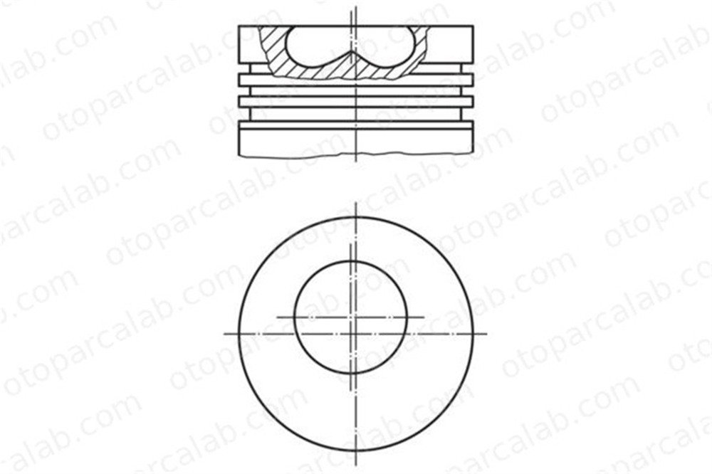 MAHLE 009 07 02 Piston (93.00MM-0.60) IVECO DAILY II Panelvan/Van DAILY II Platform şasi 1908617 1908618