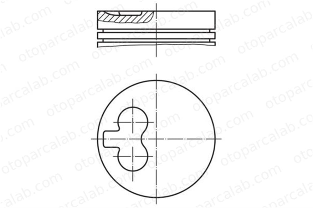 MAHLE 029 79 13 Piston (77.51MM-STD) VW LT 40-55 I Panelvan/Van VOLVO 760 68107091ED 068107091ED