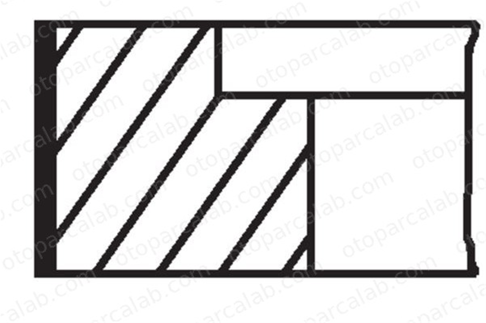 MAHLE 034 74 N2 Segman (81.50MM) AUDI 100 C3 Avant 100 C3 Sedan 3474N2 034 74 N2