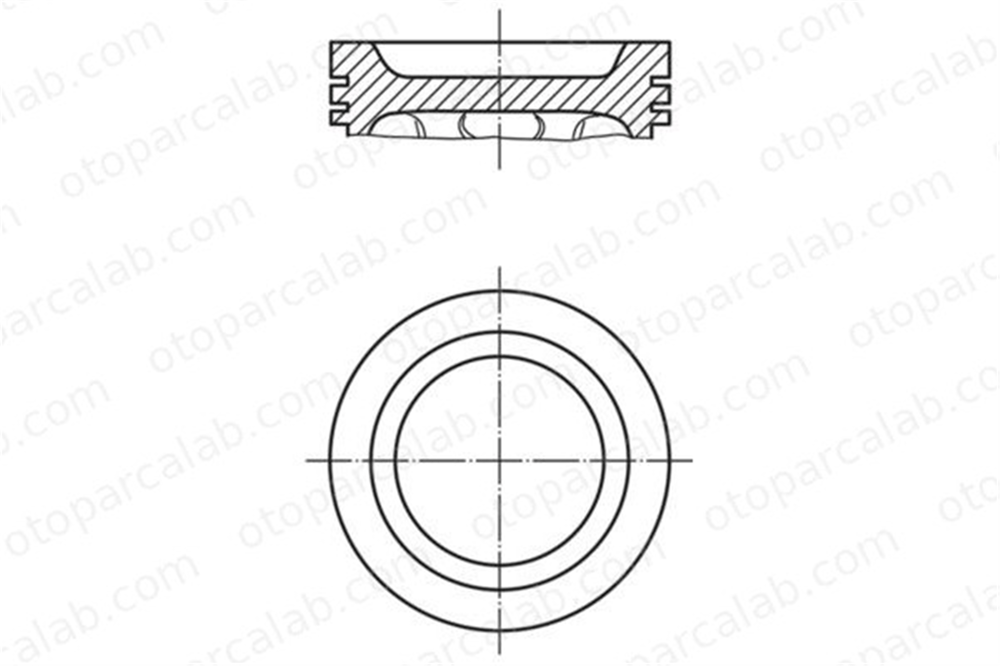 MAHLE 082 57 02 Piston (92.50MM-STD) BMW 5 6 11251286438 1286438