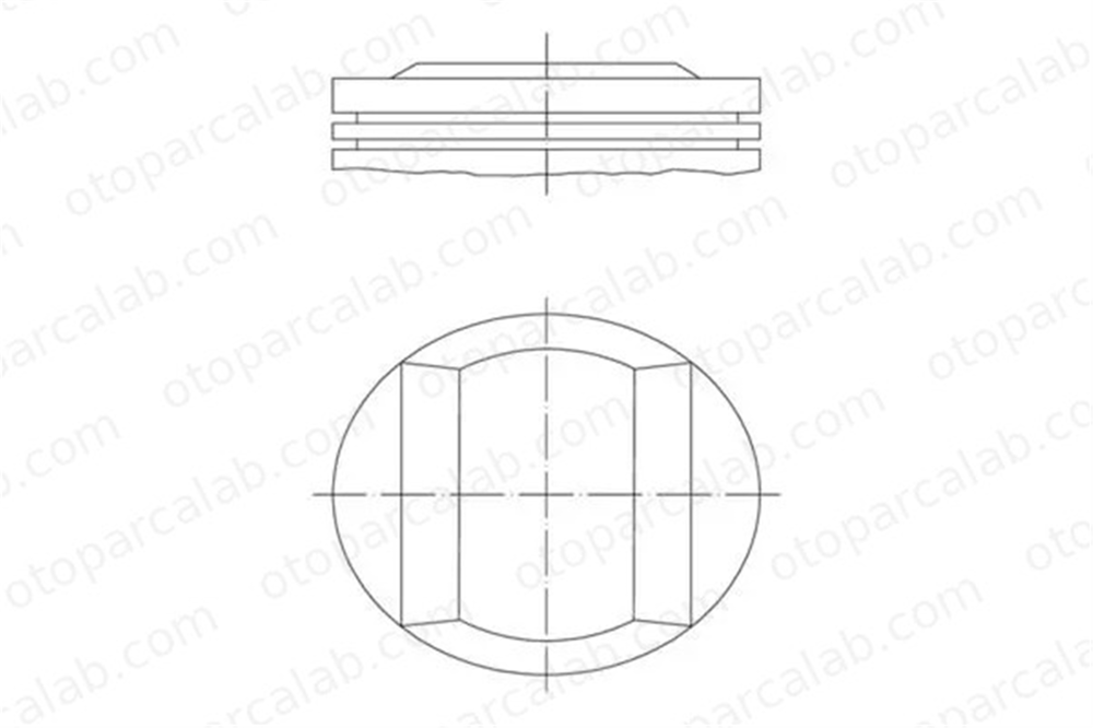 MAHLE 082 77 00 Piston (84.00MM-STD) BMW 5 5 Touring 11251433706 11251704841