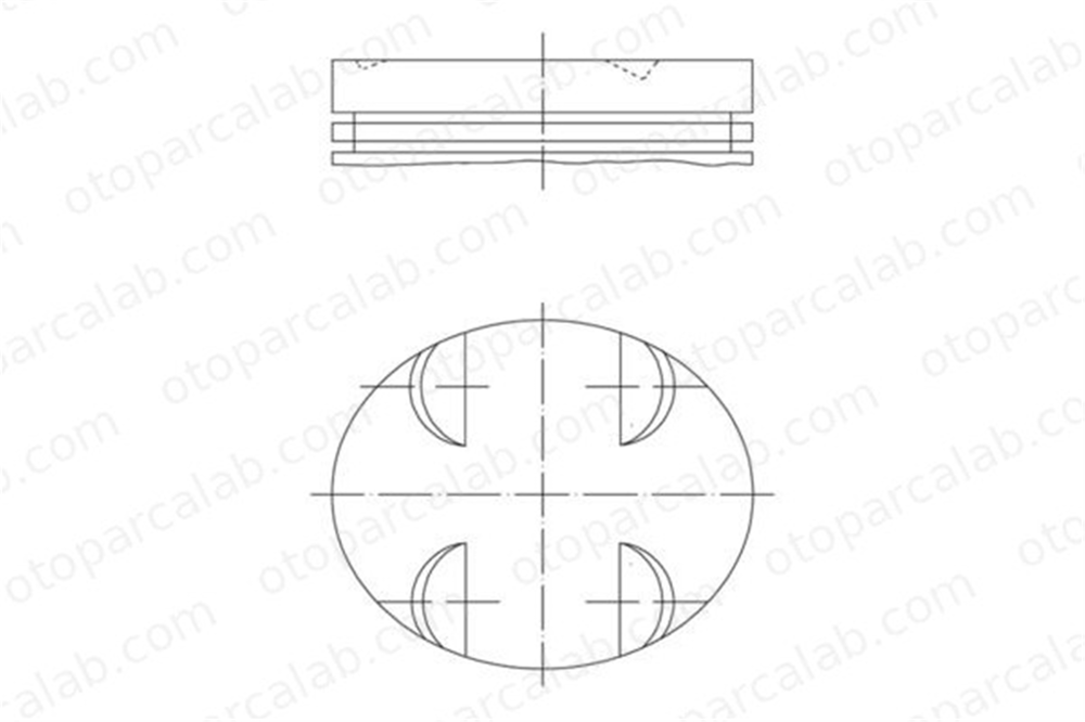 MAHLE 083 12 02 Piston (92.50MM-0.50) BMW 5 5 Touring 11251708958 1708958