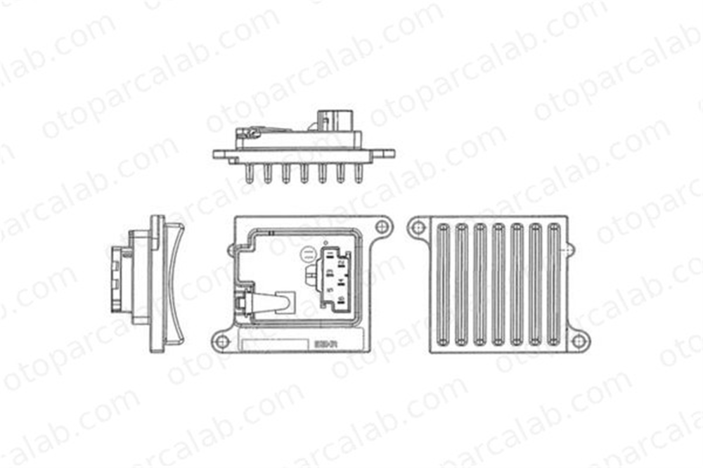 MAHLE ABR 36 000P Kalorifer Rezistansı MERCEDES-BENZ S-SERISI C-SERISI A220820921 2208209210