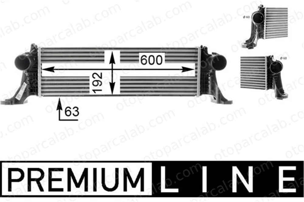 MAHLE CI 370 000P Turbo Radyatörü IVECO DAILY V Panelvan/Van DAILY VI Platform şasi 5801255907 0005801255907