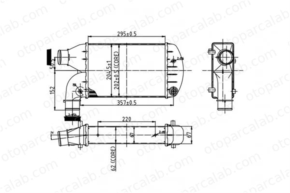 MAHLE CI 420 000S Turbo Radyatörü LANCIA DEDRA FIAT BRAVO I 76264414 60809353