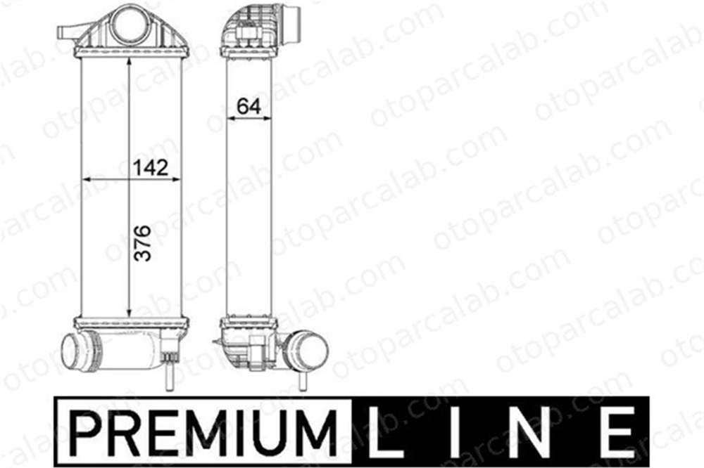 MAHLE CI 477 000P Turbo Radyatörü RENAULT KANGOO / GRAND KANGOO II KANGOO Express 144961489R 4150900014