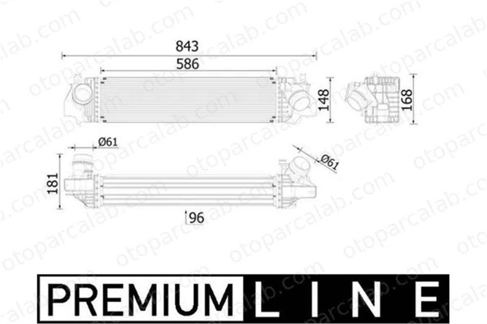 MAHLE CI 617 000P Turbo Radyatörü MINI MINI BMW X2 17517617598 7617598