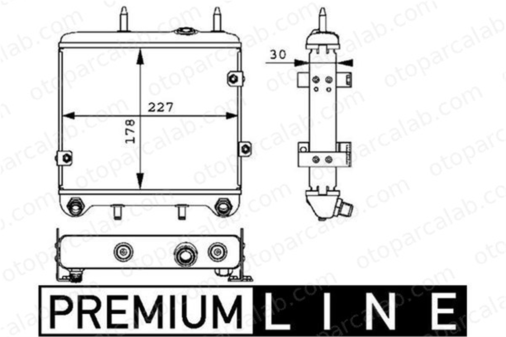 MAHLE CLC 28 000P Motor Yağ Soğutucu MERCEDES-BENZ S-SERISI VARIO Panelvan/Van A140501160 1405011601