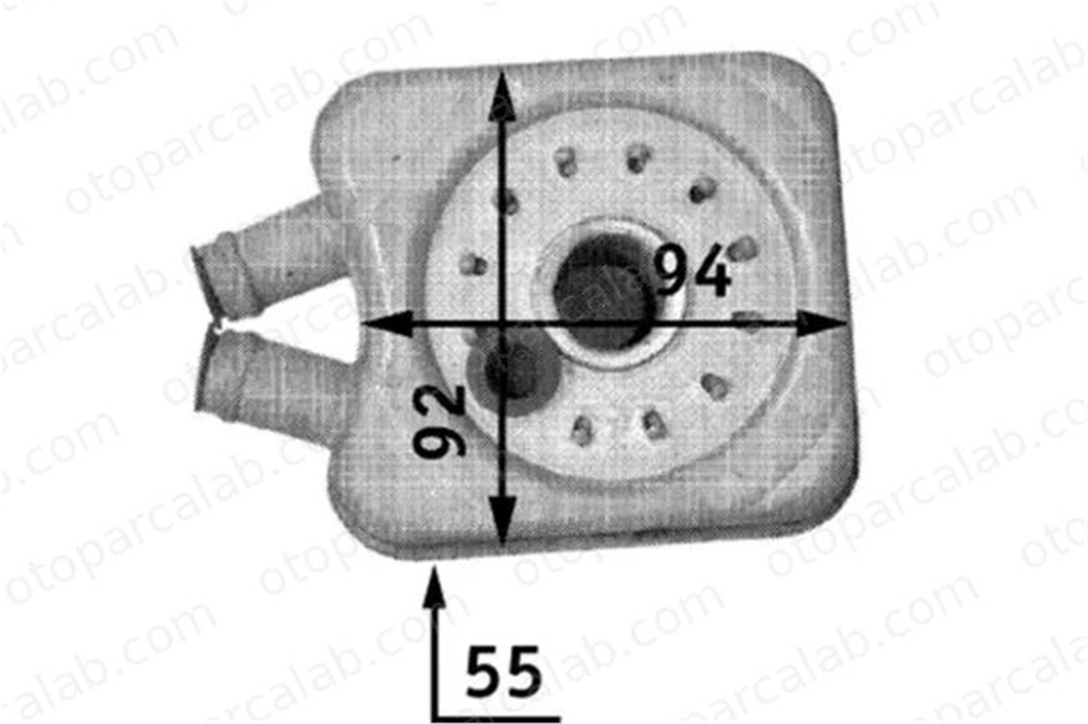 MAHLE CLC 45 000S Motor Yağ Soğutucu VW TRANSPORTER T4 Minibüs/Otobüs TRANSPORTER T4 Panelvan/Van 68117021B 271170211