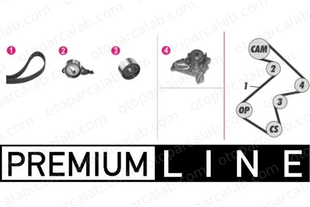 MAHLE CPK 68 000P Devirdaim Su Pompası TOYOTA CAMRY CALDINA Station wagon 1611079025 1350363010
