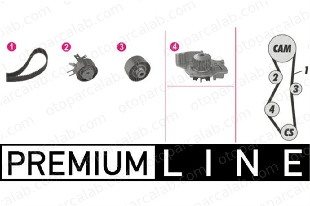 MAHLE CPK 96 000P Devirdaim Su Pompası FORD GALAXY II MONDEO IV 829A4 1609525480