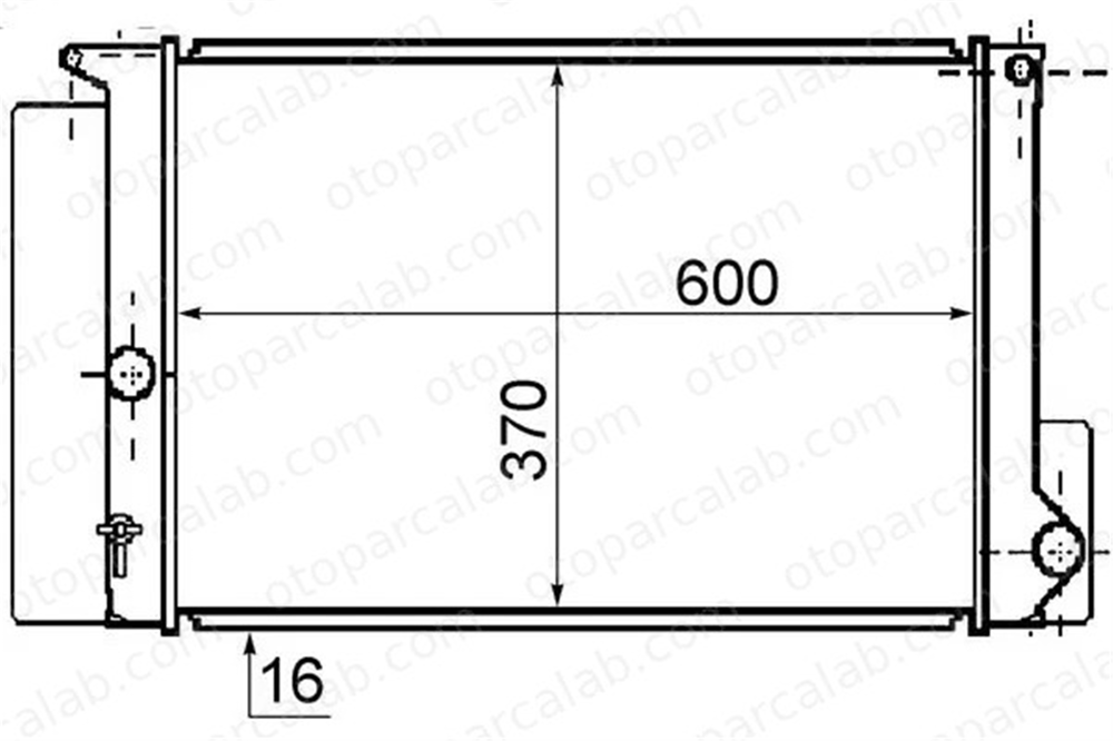 MAHLE CR 1078 000S Su Radyatörü TOYOTA AURIS COROLLA Sedan 25310G2000 164000D400