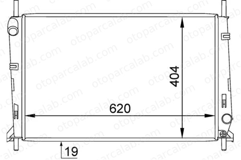 MAHLE CR 1138 000S Su Radyatörü FORD MONDEO I MONDEO I Turnier ME97BB8005AA 1029616