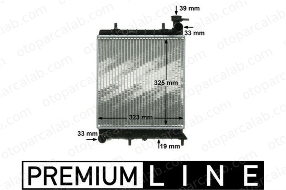 MAHLE CR 1281 000P Su Radyatörü HYUNDAI ACCENT II ACCENT II Sedan 1711764430 2531025050