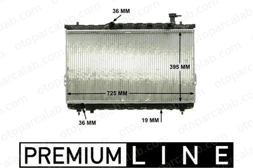 MAHLE CR 1297 000P Su Radyatörü HYUNDAI SANTA FÉ I 1330S8 2531026000