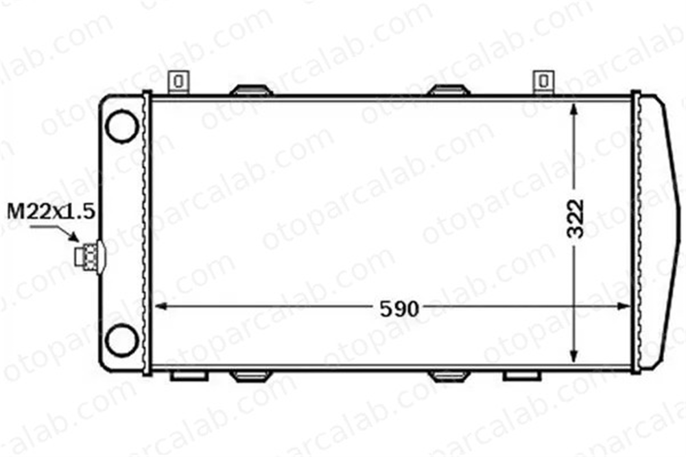 MAHLE CR 1513 000S Su Radyatörü SKODA FELICIA I FELICIA I Pick-up 17117585440 443511152102