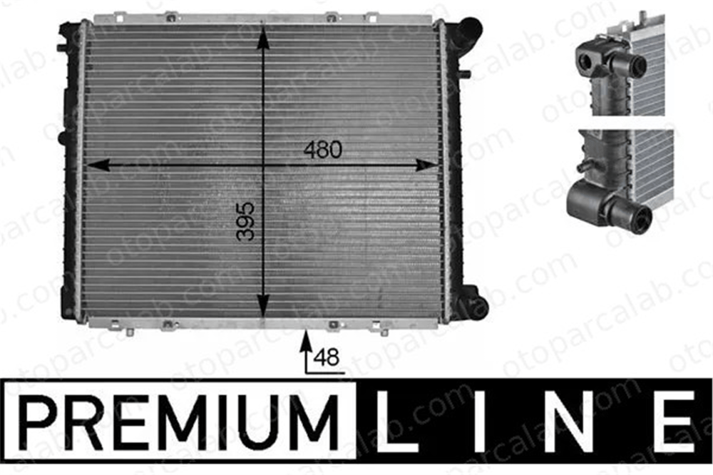 MAHLE CR 152 000P Su Radyatörü RENAULT TRAFIC Panelvan/Van 19 II Chamade 4H0121251B 7700745164