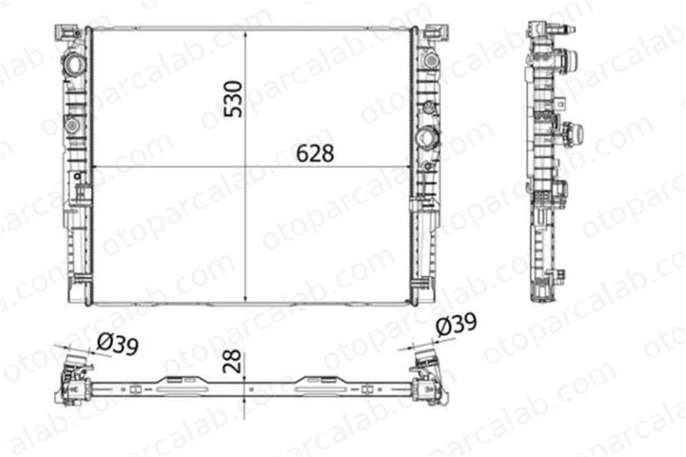 MAHLE CR 2196 000P Su Radyatörü BMW 7 17700 66D01