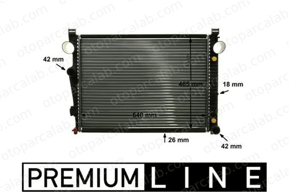 MAHLE CR 2208 000P Su Radyatörü MERCEDES-BENZ S-SERISI 1350A761 2205000003