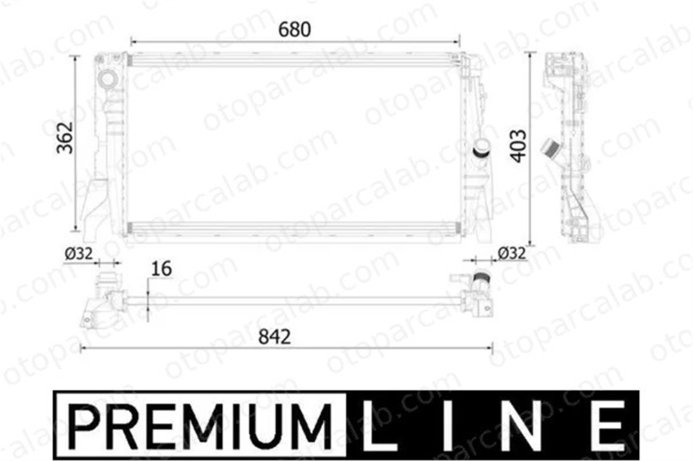 MAHLE CR 2315 000P Su Radyatörü MINI MINI 13209772 17117617594