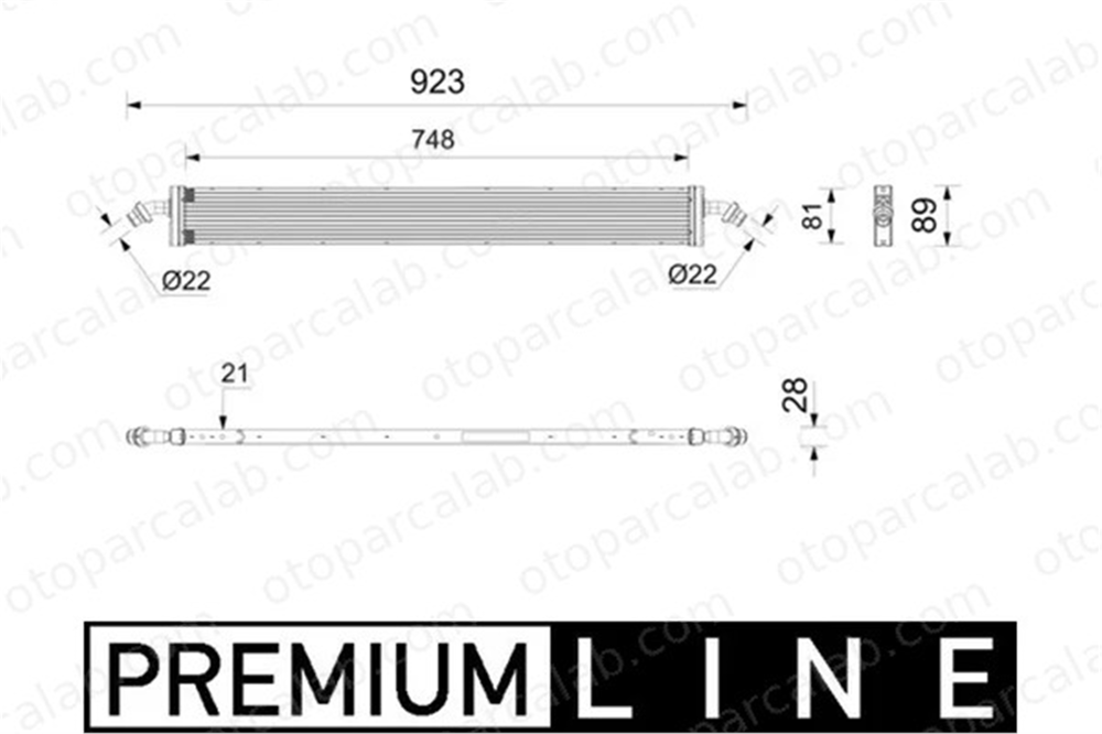 MAHLE CR 2807 000P Su Radyatörü MERCEDES-BENZ A-SERISI CLA CR2807000P A0995005701