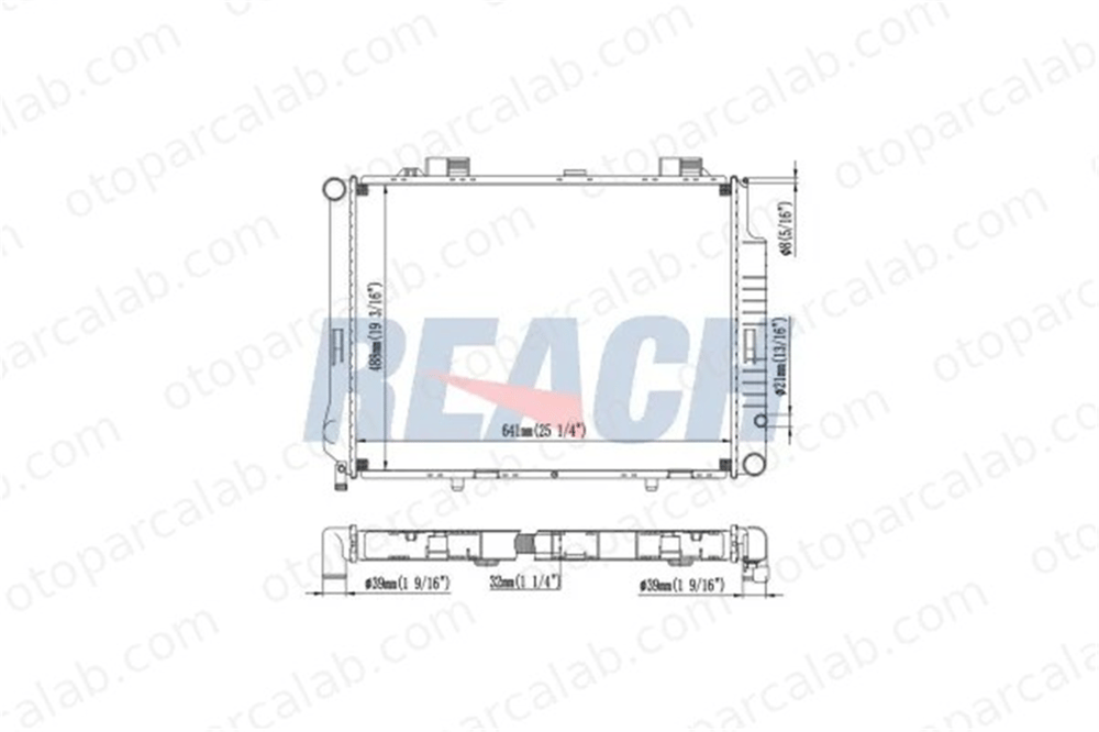 MAHLE CR 532 000S Su Radyatörü MERCEDES-BENZ E-SERISI E-SERISI T-Model 2105000803 2105002703