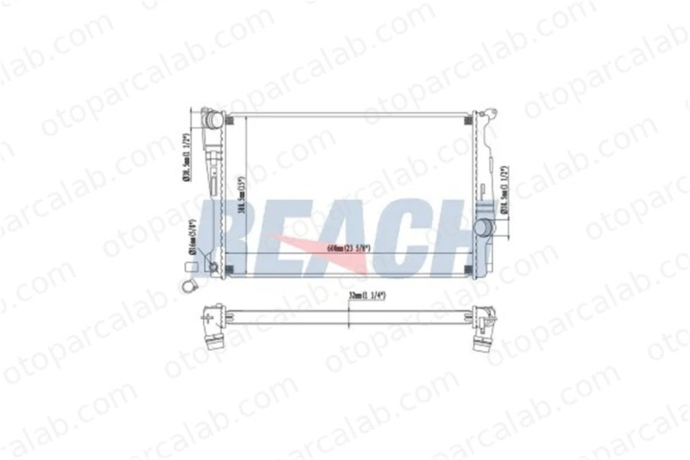 MAHLE CR 678 000P Su Radyatörü BMW X3 X4 17117632080 17117593843