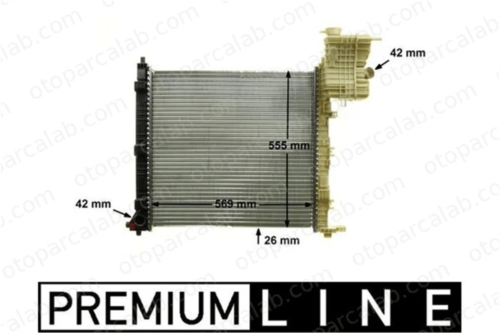 MAHLE CR 714 000P Su Radyatörü MERCEDES-BENZ V-SERISI VITO Minibüs/Otobüs 21400JY20A 6385013301