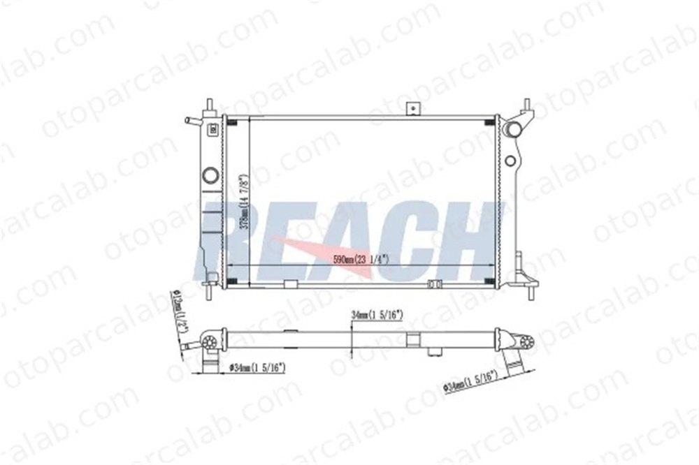 MAHLE CR 9 000S Su Radyatörü OPEL ASTRA F Station wagon ASTRA F 52455009 1300116