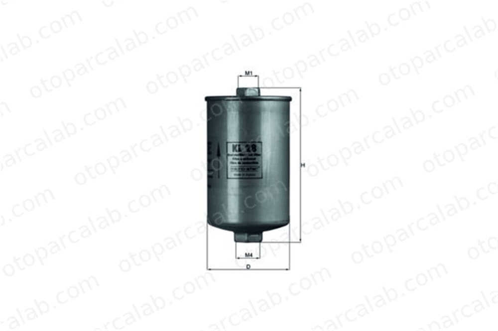 MAHLE KL 28 Yakıt Filtresi AUDI 80 B3 Sedan 90 B3 811133511B 443133511