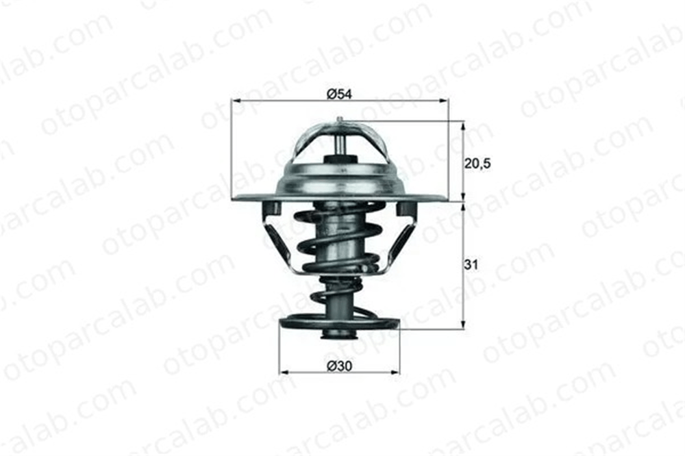 MAHLE TX 10 76D Termostat 76 °C MITSUBISHI PAJERO I Canvas Top L 300 III Minibüs/Otobüs 15440977 1544297