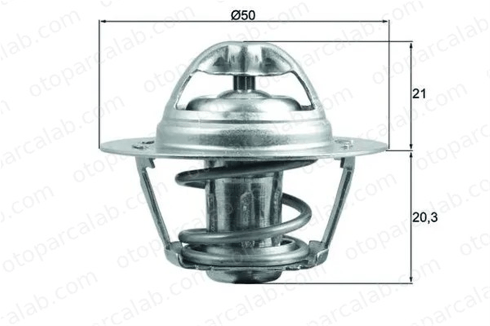MAHLE TX 196 75D Termostat RENAULT CLIO III TX19675D 8200525397