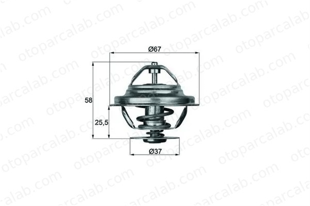 MAHLE TX 20 80D Termostat 80 °C MERCEDES-BENZ 123 Sedan T1 Platform şasi A6162000415 22037575