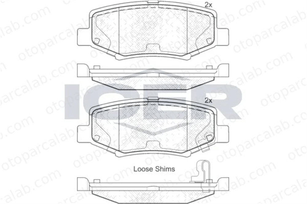 MANDO 015495 Fren Disk Balata Arka DODGE NITRO JEEP WRANGLER III V2013776AA 68003776AA
