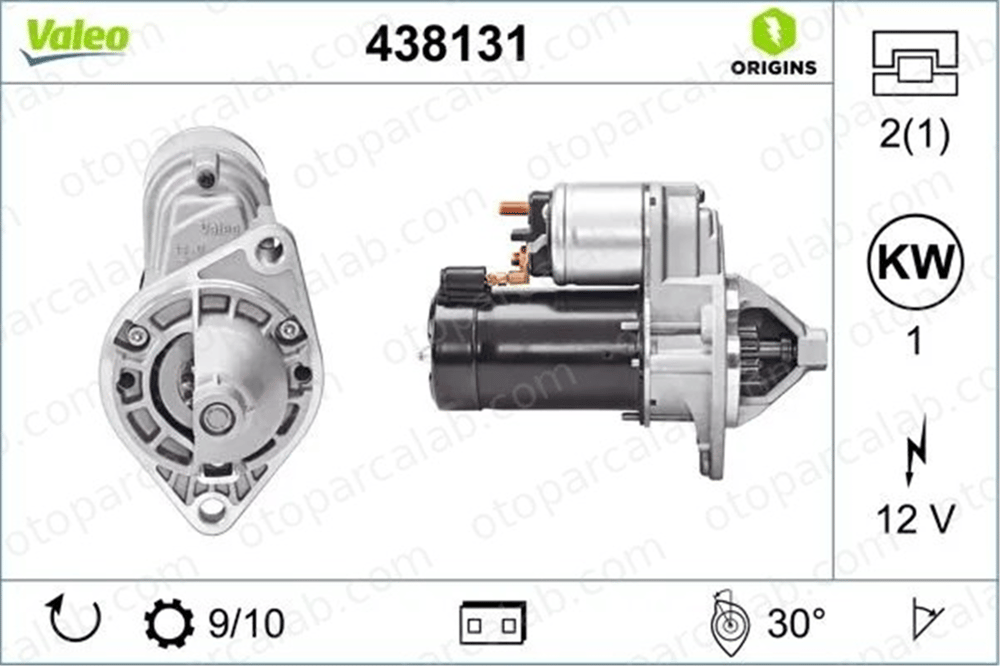 MANDO EX96952007 Marş Dinamosu DAEWOO NUBIRA Sedan REZZO EX96952007 96843582