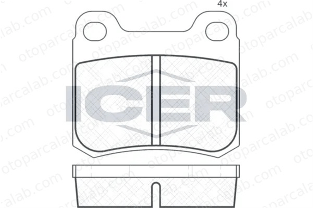 MANDO MBF010185 Fren Disk Balata Arka MERCEDES-BENZ 124 Sedan C-SERISI MBF010185 4209820