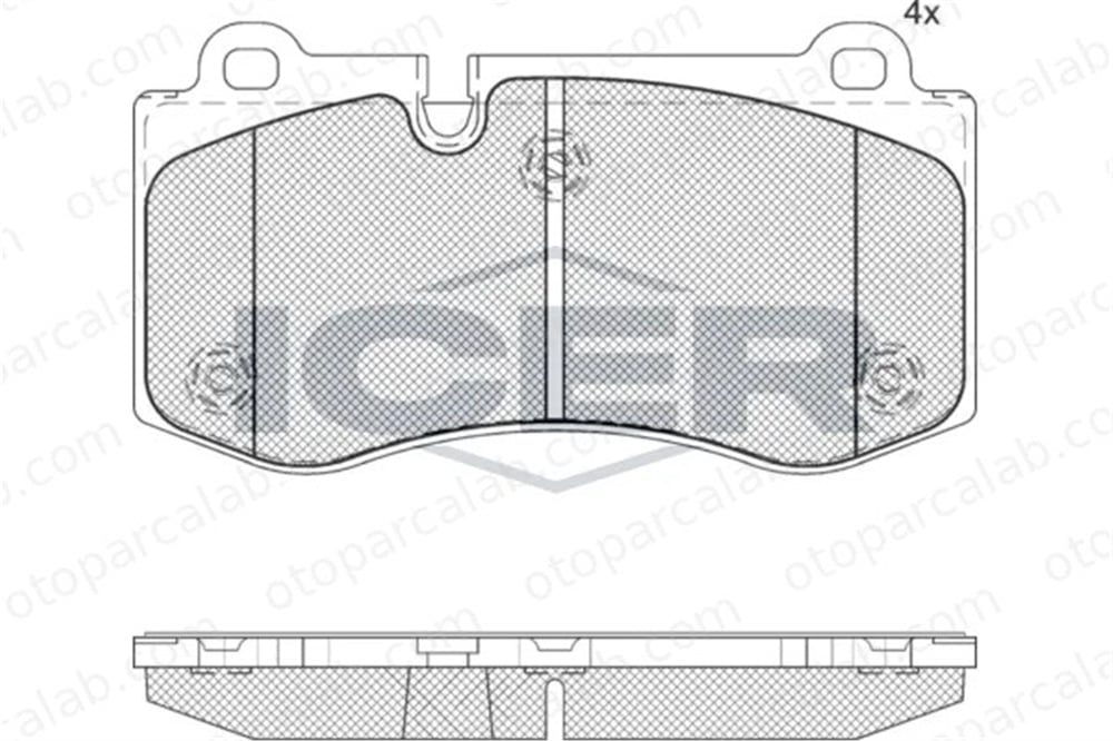 MANDO MBF010301 Fren Disk Balata Ön MERCEDES-BENZ S-SERISI S-SERISI Coupe MBF010301 44206220