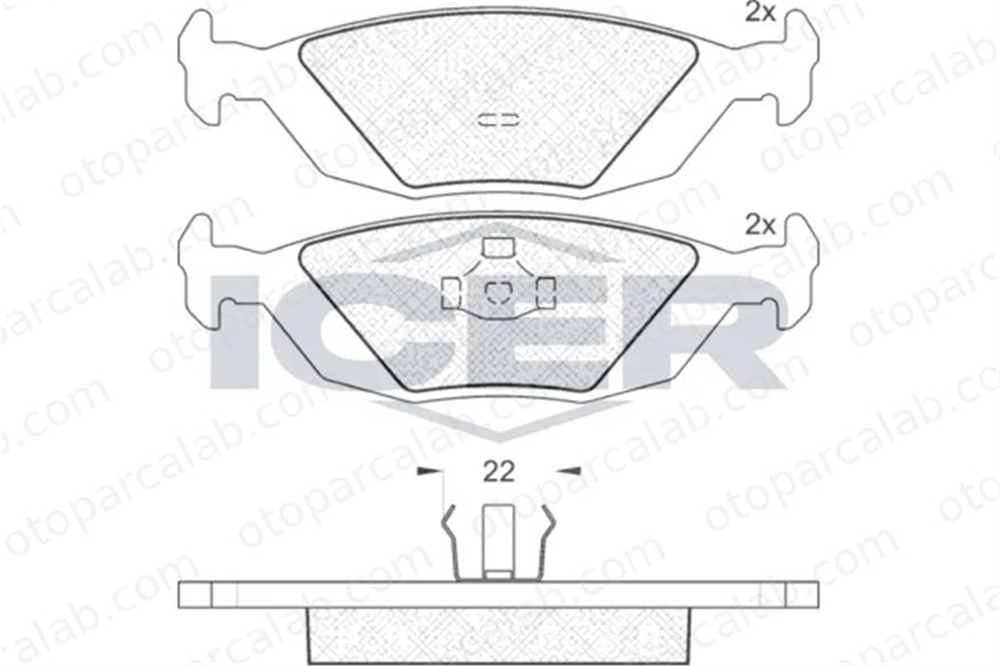 MANDO MBF010412 Fren Disk Balata Arka SAAB 9000 9000 Hatchback MBF010412 4196317