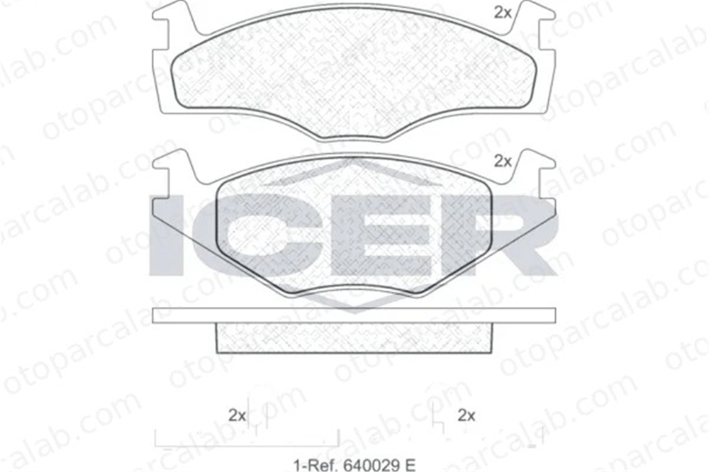 MANDO MBF010752 Fren Disk Balata Ön VW GOLF II JETTA II MBF010752 8660004610